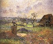 Camille Pissarro scenery oil on canvas